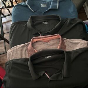 UNTUCKit Men's Polo Shirt Set - Navy, Black, Pink, Gray